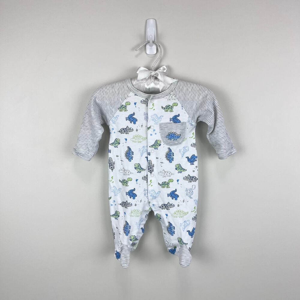 Kissy Kissy Dinosaur Footie Coverall Newborn